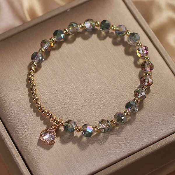 waterdrop zircon pendant women's bracelet handmade multicolor beads thin bracelets for women fashion jewelry gift ybr233, Golden;silver
waterdrop zircon pendant women's bracelet handmade multicolor beads thin bracelets for women fashion jewelry gift ybr233, Golden;silver