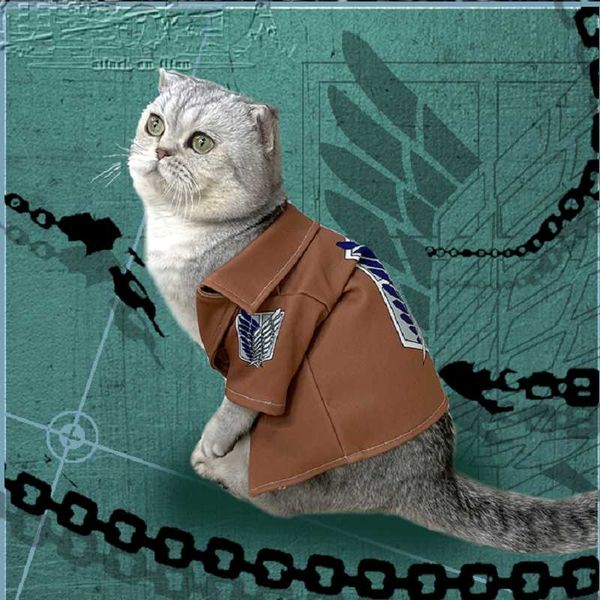 cat costumes cool coat japnaese anime attack on titan jiyuu no tsubasa small dog warm jacket halloween cosplay costume
cat costumes cool coat japnaese anime attack on titan jiyuu no tsubasa small dog warm jacket halloween cosplay costume