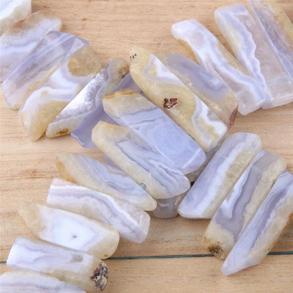 15.5 natural lace purple agates point beads rough slab purple nugget gem stone stick beads for diy jewelry graduated pendant
15.5 natural lace purple agates point beads rough slab purple nugget gem stone stick beads for diy jewelry graduated pendant