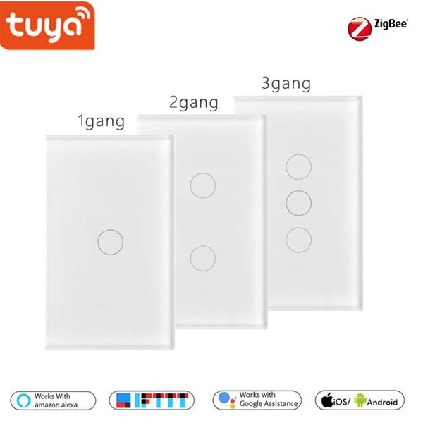 smart home control zerofirewire tuya wifi touch switch 1/2/3 gang light 240v support compatible with alexa app
smart home control zerofirewire tuya wifi touch switch 1/2/3 gang light 240v support compatible with alexa app