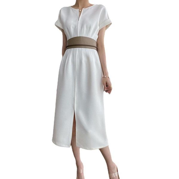 party dresses summer women solid color elegant vestidos white bodycon work office lady female slim dress ft162, White;black
party dresses summer women solid color elegant vestidos white bodycon work office lady female slim dress ft162, White;black
