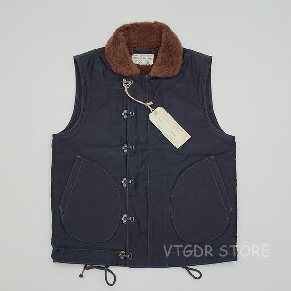 men's vests 2021 n-1d vest front hook & zipper deck jacket vintage winter motorcycle coat, Black;white
men's vests 2021 n-1d vest front hook & zipper deck jacket vintage winter motorcycle coat, Black;white