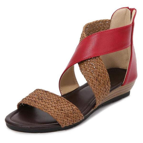 dress shoes women's sandals summer ladies girls comfortable wedge braid rome female soft beach sandalia feminina ky89, Black
dress shoes women's sandals summer ladies girls comfortable wedge braid rome female soft beach sandalia feminina ky89, Black