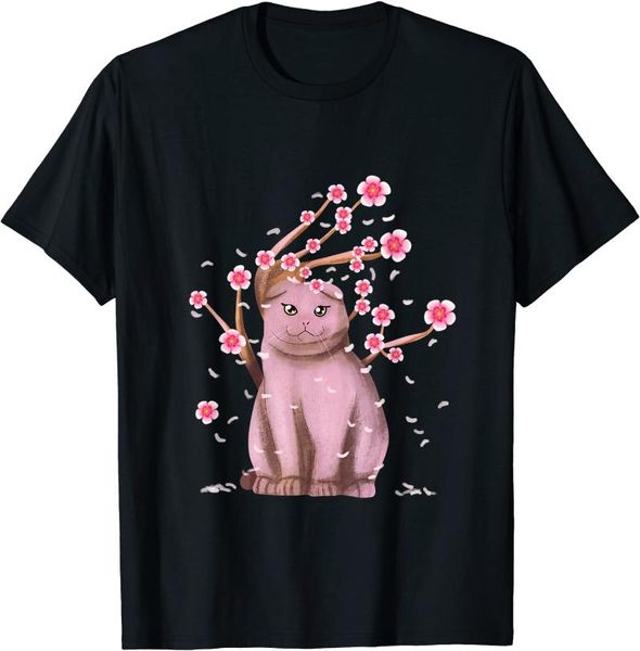 men's t-shirts 2021 summer men t-shirt scottish fold cat shirt gift japanese cherry blossom flower printing graphic clothing s-3xl, White;black
men's t-shirts 2021 summer men t-shirt scottish fold cat shirt gift japanese cherry blossom flower printing graphic clothing s-3xl, White;black