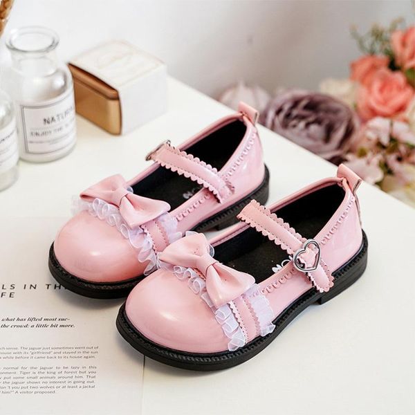 flat shoes kids leather autumn cute bow lace little girl heels non-slip children girls student stq050, Black;grey
flat shoes kids leather autumn cute bow lace little girl heels non-slip children girls student stq050, Black;grey