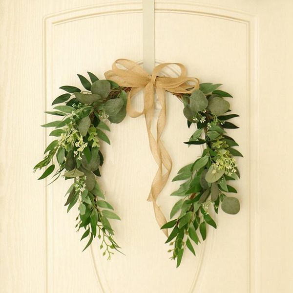 artificial eucalyptus wreath for front door home farmhouse hanging wedding wall window party decoration
artificial eucalyptus wreath for front door home farmhouse hanging wedding wall window party decoration