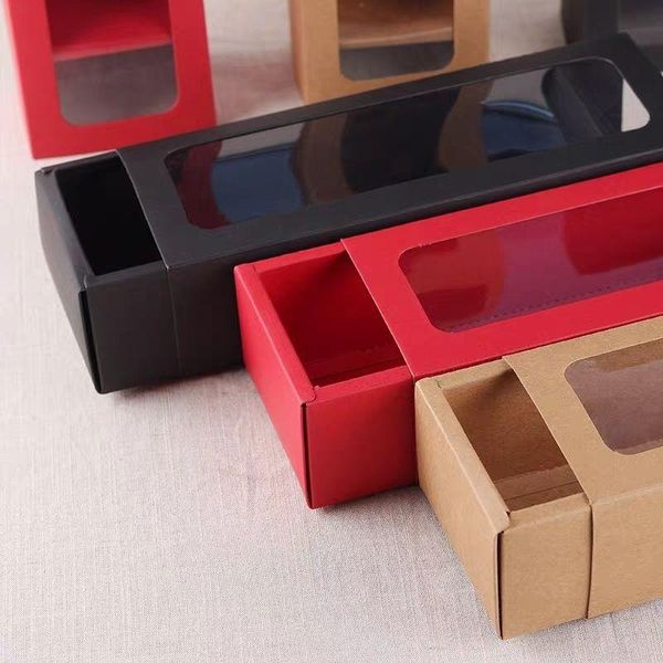 gift wrap 10pcs drawer style boxes with transparent window package gifts for wedding birthday home party kraft paper packaging box
gift wrap 10pcs drawer style boxes with transparent window package gifts for wedding birthday home party kraft paper packaging box
