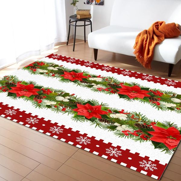 carpets christmas flower snowflake pine berry carpet for living room bedroom bedside rugs soft decoration mat
carpets christmas flower snowflake pine berry carpet for living room bedroom bedside rugs soft decoration mat