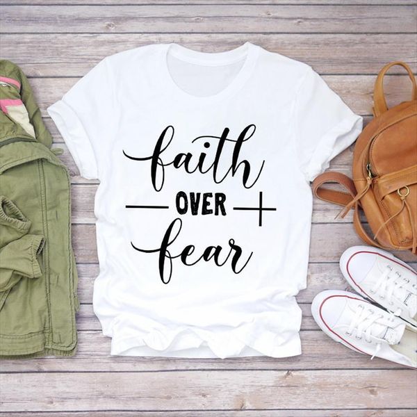 faith fear letter clothing womens t shirt girl 90s short sleeve print lady graphic female tee, White
faith fear letter clothing womens t shirt girl 90s short sleeve print lady graphic female tee, White