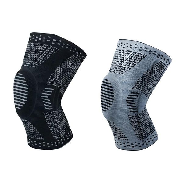 1 piece patella knee protector brace silicone spring knee pad basketball knitted compression elastic sleeve support sports, Black;gray
1 piece patella knee protector brace silicone spring knee pad basketball knitted compression elastic sleeve support sports, Black;gray
