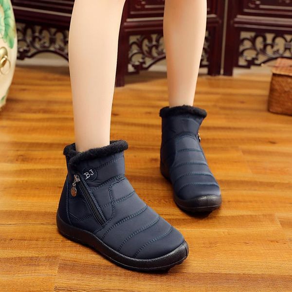 boots 2021 style snow women's mid-tube thick plush waterproof cotton solid color casual side zipper lovely, Black
boots 2021 style snow women's mid-tube thick plush waterproof cotton solid color casual side zipper lovely, Black
