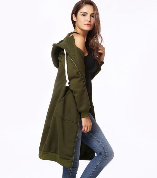 women's wool & blends femmes chaud hiver polaire à capuche parka manteau pardessus longue veste outwear fermeture éclair femme sweats, Black
women's wool & blends femmes chaud hiver polaire à capuche parka manteau pardessus longue veste outwear fermeture éclair femme sweats, Black