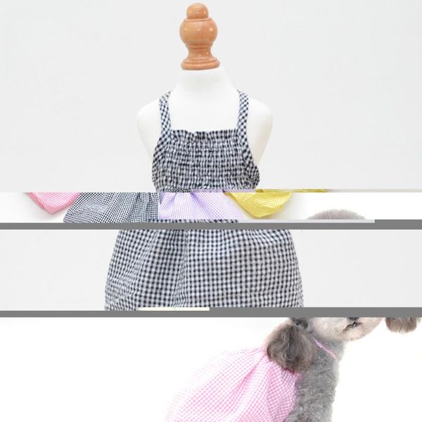 dog apparel s-xxl plaid summer clothing puppy costume outfit dress up pet clothes skirt with sun hat
dog apparel s-xxl plaid summer clothing puppy costume outfit dress up pet clothes skirt with sun hat