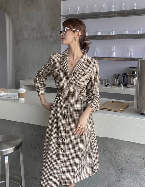 2021 new vintage plaid tunic women lapel button up long sleeve midi shirt autumn herben style clothes bho0, Black;gray
2021 new vintage plaid tunic women lapel button up long sleeve midi shirt autumn herben style clothes bho0, Black;gray