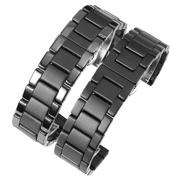 watch bands 14 16 18 20 22mm ceramic watchband black matte strap with butterfly buckle for female and male bracelet quick release, Black;brown
watch bands 14 16 18 20 22mm ceramic watchband black matte strap with butterfly buckle for female and male bracelet quick release, Black;brown