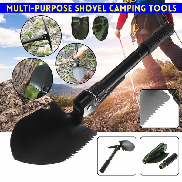 spade & shovel multi-purpose outdoor garden tools folding military camping defenses security