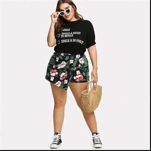 women summer beach plus size 4xl floral print boho shorts girls high waist skirt shorts cortos de mujer c, White;black
women summer beach plus size 4xl floral print boho shorts girls high waist skirt shorts cortos de mujer c, White;black