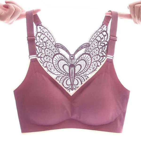 bras lace seamless bra women latex wireless push up female underwear sports bralette butterfly 2021, Red;black
bras lace seamless bra women latex wireless push up female underwear sports bralette butterfly 2021, Red;black