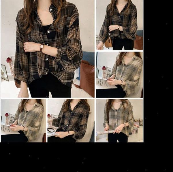 brand size plus women blouses long sleeve button plaids ladies shirts baggy loose cool design blouse new 4xl, White
brand size plus women blouses long sleeve button plaids ladies shirts baggy loose cool design blouse new 4xl, White