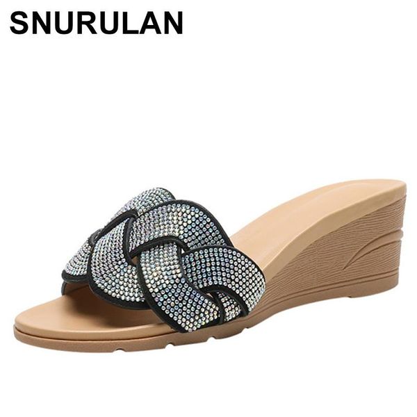 slippers snurulanshoes woman crystal wedge word slides summer flip flops solid casual slip-on sandals beach shoes zapatos de muj, Black
slippers snurulanshoes woman crystal wedge word slides summer flip flops solid casual slip-on sandals beach shoes zapatos de muj, Black