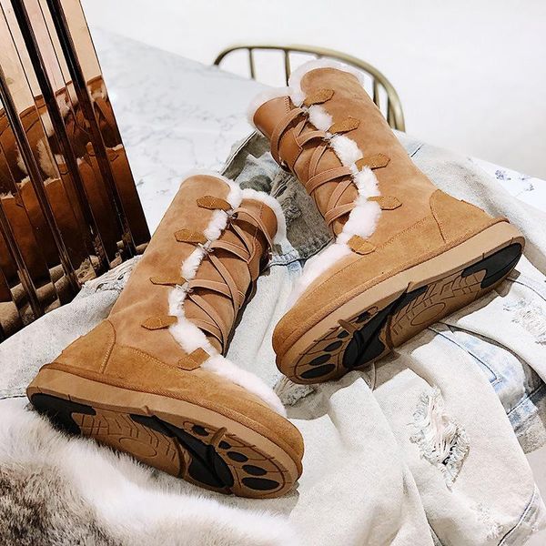 boots snow women slip on suede mid calf plus wool shearling warm-keeping winter fashion designer woman shoes, Black
boots snow women slip on suede mid calf plus wool shearling warm-keeping winter fashion designer woman shoes, Black