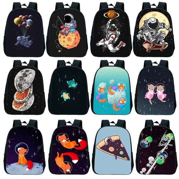 12inch astronaut backpack cute space animals students kindergarten backpack otter koala fox raccoon children boy girl school bag
12inch astronaut backpack cute space animals students kindergarten backpack otter koala fox raccoon children boy girl school bag