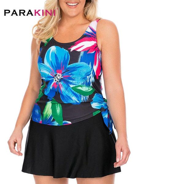 parakini 2021 new women plus size swimsuit tie side tankini and pantskirt flower printed swimwear bathing suit
parakini 2021 new women plus size swimsuit tie side tankini and pantskirt flower printed swimwear bathing suit