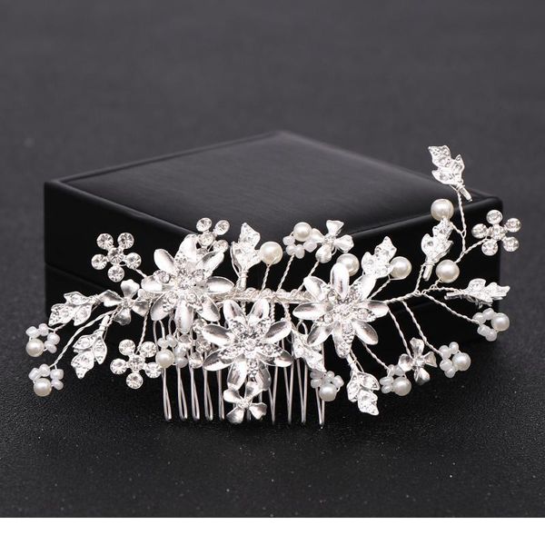 trendy bridal hair combs hair accessories wedding headpiece silver color pearl crystal women hair combs flower qylwzp
trendy bridal hair combs hair accessories wedding headpiece silver color pearl crystal women hair combs flower qylwzp