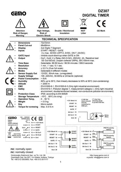 smart home control dz307-24v gemo multi-function digital timer power supply: 18. 32vdc / 14. 28vac
smart home control dz307-24v gemo multi-function digital timer power supply: 18. 32vdc / 14. 28vac