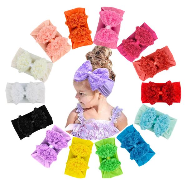soft comfortable elastic nylon hairband infant solid color chiffon rose flowers bowknot headband cute bows headwear p props, Slivery;white
soft comfortable elastic nylon hairband infant solid color chiffon rose flowers bowknot headband cute bows headwear p props, Slivery;white