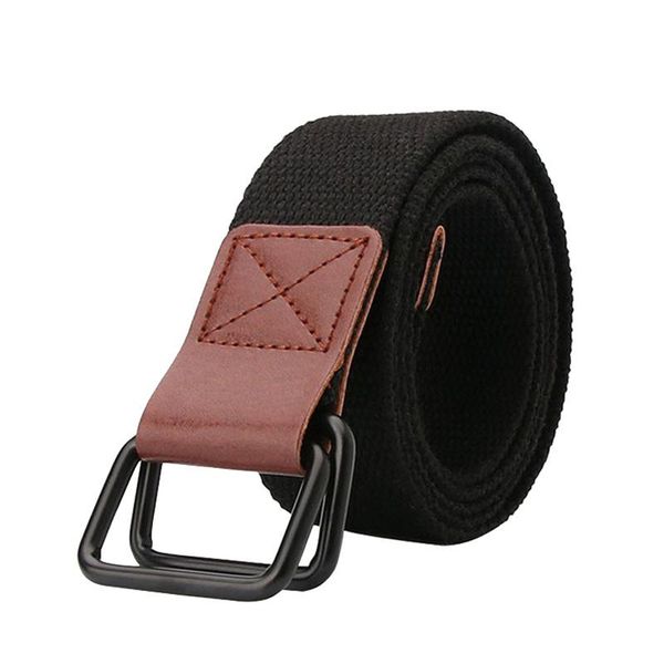 belts trendy explosive men's canvas belt young student jeans double ring buckle and women's personalized casual, Black;brown
belts trendy explosive men's canvas belt young student jeans double ring buckle and women's personalized casual, Black;brown