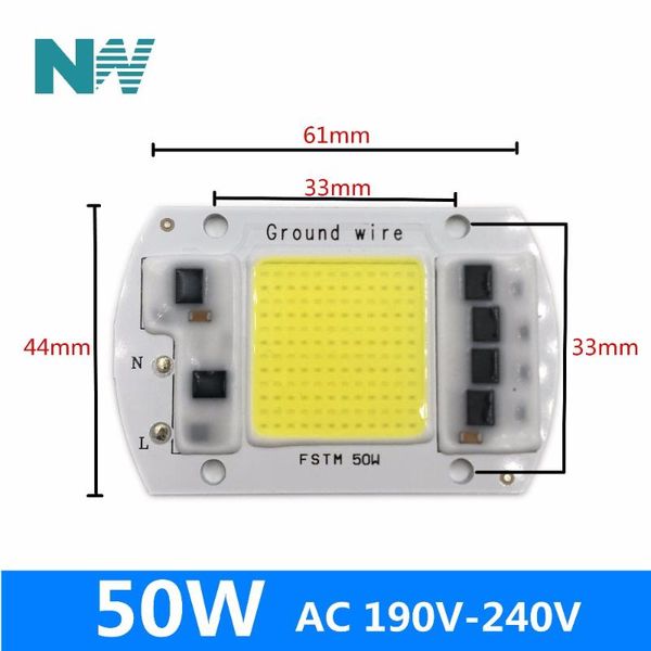 light beads 1pcs cob lamp chip 50w ac190-240v input smart ic driver fit for diy led floodlight spotlight cold white warm
light beads 1pcs cob lamp chip 50w ac190-240v input smart ic driver fit for diy led floodlight spotlight cold white warm