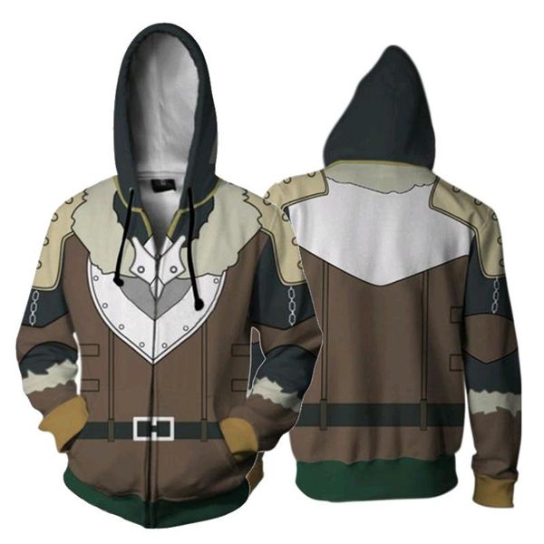 men's hoodies & sweatshirts anime the rising of shield hero cosplay naofumi iwata hip hop casual streetwear 3d printed jacket coat, Black
men's hoodies & sweatshirts anime the rising of shield hero cosplay naofumi iwata hip hop casual streetwear 3d printed jacket coat, Black