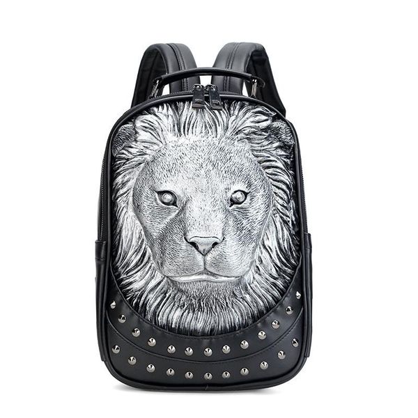 backpack men women 3d lion thicken leather backpacks for teenagers designer big capacity lapbag boy girl schoolbag
backpack men women 3d lion thicken leather backpacks for teenagers designer big capacity lapbag boy girl schoolbag