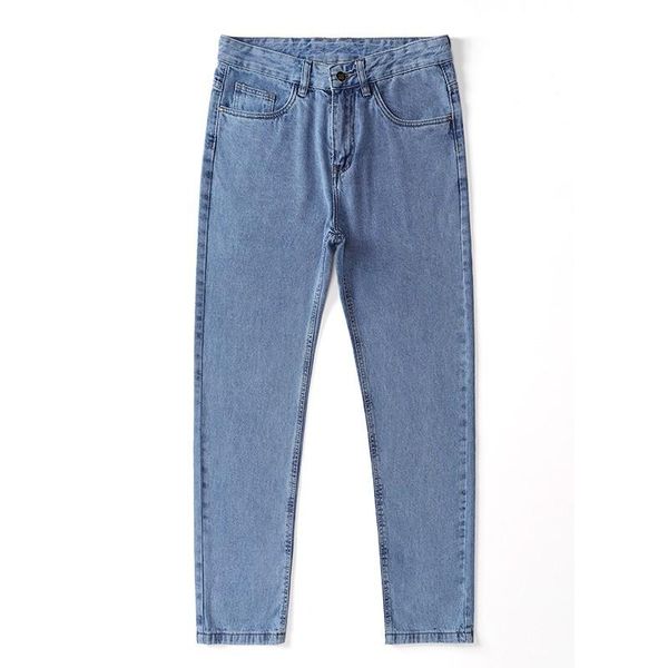 men's jeans 2021 classic style straight-leg business casual stretch loose fit denim pants light blue trousers male brand
men's jeans 2021 classic style straight-leg business casual stretch loose fit denim pants light blue trousers male brand
