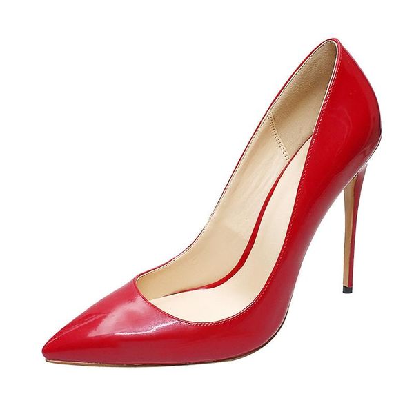 spring autumn new patent leather pointed toe ladies shoes big size high heels women party wedding dress pumps woman c001c, Black
spring autumn new patent leather pointed toe ladies shoes big size high heels women party wedding dress pumps woman c001c, Black