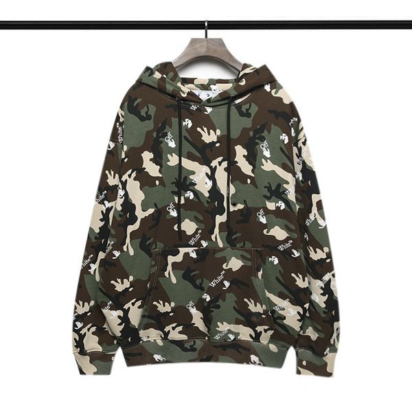 new fashion brand ow men's and women's terry camouflage printed loose youth hoodie 360g cotton, Black
new fashion brand ow men's and women's terry camouflage printed loose youth hoodie 360g cotton, Black
