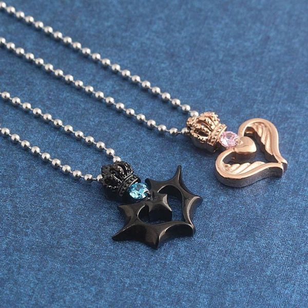 chains 2pcs valentine's day ornaments her king his queen letter couple face pendant heart necklace jewelry party gifts, Silver
chains 2pcs valentine's day ornaments her king his queen letter couple face pendant heart necklace jewelry party gifts, Silver