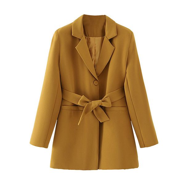 2021 new autumn solid suit women loose coat office pocket belt design single breasted jacket veste femme cs2v, White;black
2021 new autumn solid suit women loose coat office pocket belt design single breasted jacket veste femme cs2v, White;black