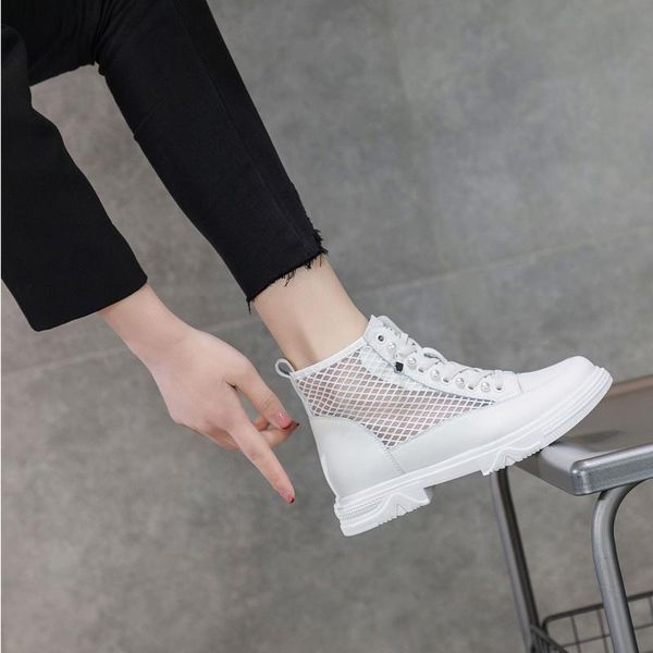 boots fashionable ankle mesh spring and summer 2021 breathable british cool women's shoe trend, Black
boots fashionable ankle mesh spring and summer 2021 breathable british cool women's shoe trend, Black