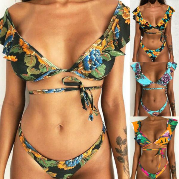 summer women flower bandage push up bh badmode badpak beach printed strap bikini, White;black
summer women flower bandage push up bh badmode badpak beach printed strap bikini, White;black