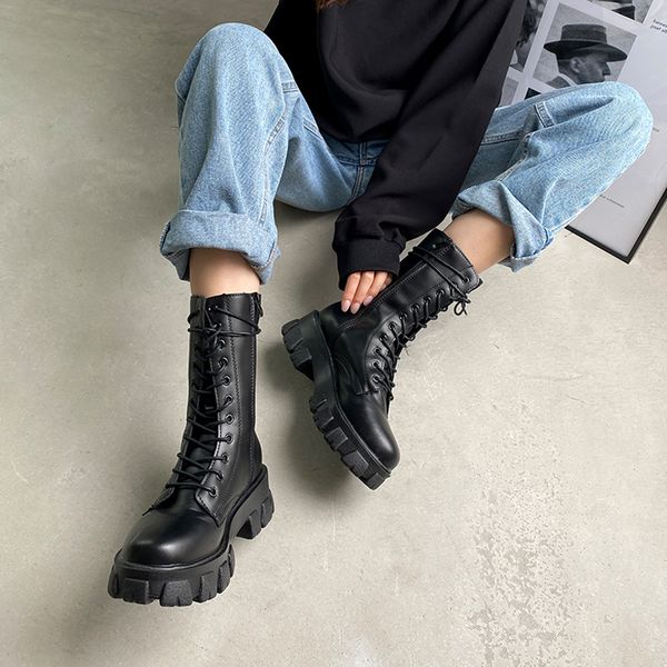women's thick soles fashion convenient autumn warm female labor boots size 33-42 3tdn, Black
women's thick soles fashion convenient autumn warm female labor boots size 33-42 3tdn, Black