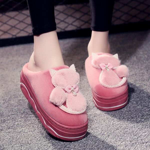 slippers women's diamond pearl rhinestone deco winter for home shoes platform girls thick sole slides plush cat slipper, Black
slippers women's diamond pearl rhinestone deco winter for home shoes platform girls thick sole slides plush cat slipper, Black