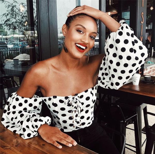 women's jumpsuits & rompers women retro polka dots bodysuits puff sleeve off shouler slash neck bodysuit bandage lace up clubwear play, Black;white
women's jumpsuits & rompers women retro polka dots bodysuits puff sleeve off shouler slash neck bodysuit bandage lace up clubwear play, Black;white