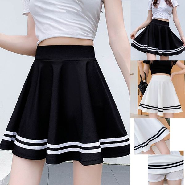 women saia s harajuku solid a all-out line short all-game high kawaii mini exit from tennis 040f, Black
women saia s harajuku solid a all-out line short all-game high kawaii mini exit from tennis 040f, Black