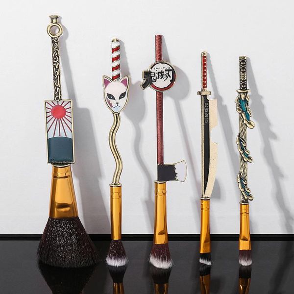 makeup brushes 5pcs brush set anime demon slayer tool face cosmetic powder highlight blending eyebrow eyeshadow kit
makeup brushes 5pcs brush set anime demon slayer tool face cosmetic powder highlight blending eyebrow eyeshadow kit