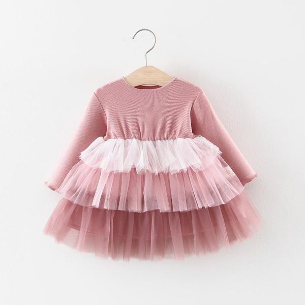 girl's dresses 2021 baby infant girl spring autumn cake dress long sleeved mesh princess clothes children wear vestido, Red;yellow
girl's dresses 2021 baby infant girl spring autumn cake dress long sleeved mesh princess clothes children wear vestido, Red;yellow