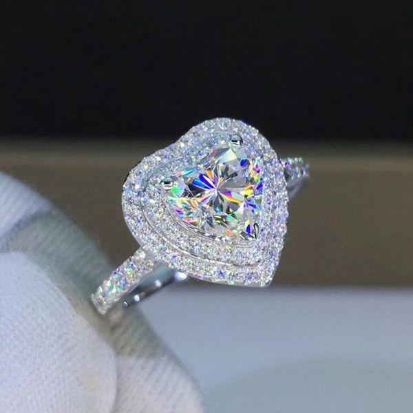 wedding rings luxury women heart engagement white cubic zirconia for girlfriend anniversary gift fashion jewelry, Slivery;golden
wedding rings luxury women heart engagement white cubic zirconia for girlfriend anniversary gift fashion jewelry, Slivery;golden