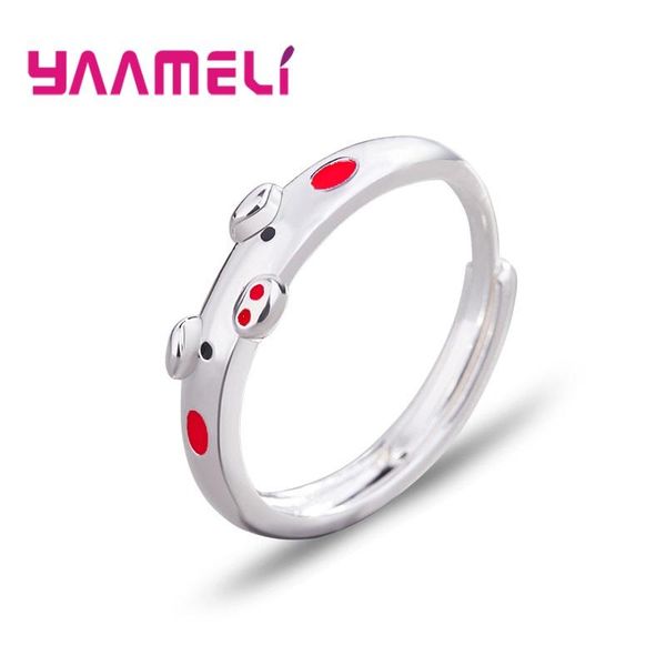 cluster rings stylish female cute animal ring luxury 925 sterling silver open band wedding promise adjustable engagement jewelry, Golden;silver
cluster rings stylish female cute animal ring luxury 925 sterling silver open band wedding promise adjustable engagement jewelry, Golden;silver
