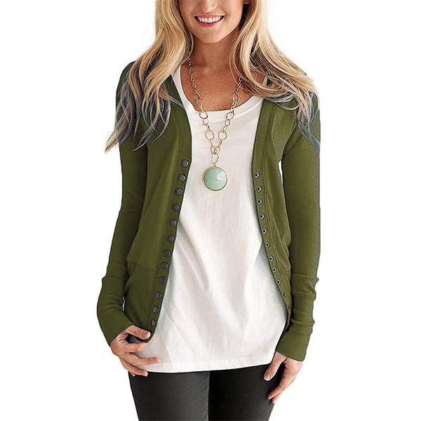 women's jackets 2021 cardigans v neck solid loose single breasted female casual knit cardigan outwear winter jacket coat, Black;brown
women's jackets 2021 cardigans v neck solid loose single breasted female casual knit cardigan outwear winter jacket coat, Black;brown